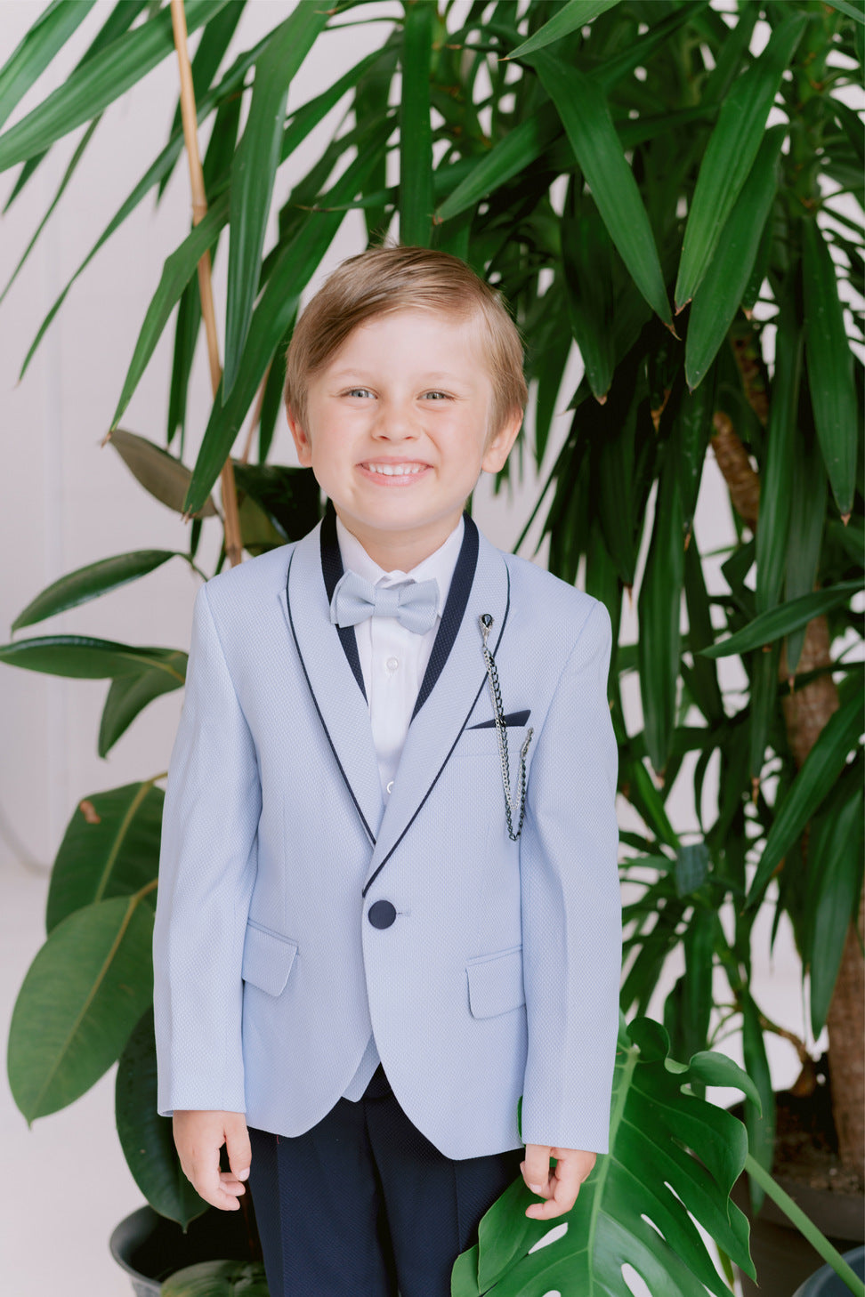Boys Blue 5 Piece Suit
