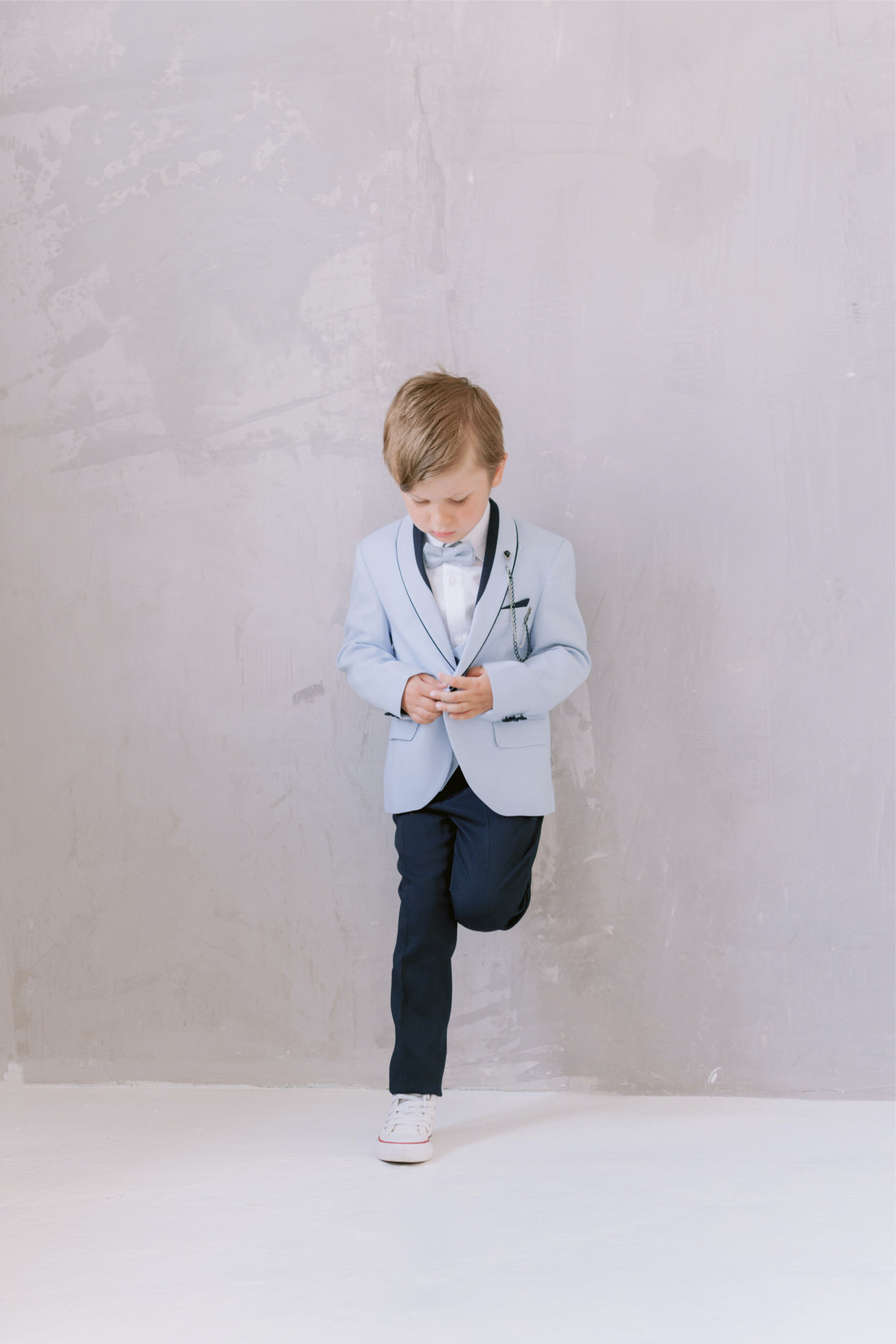 Boys Blue 5 Piece Suit