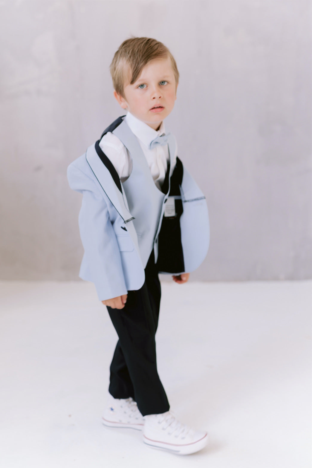 Boys Blue 5 Piece Suit