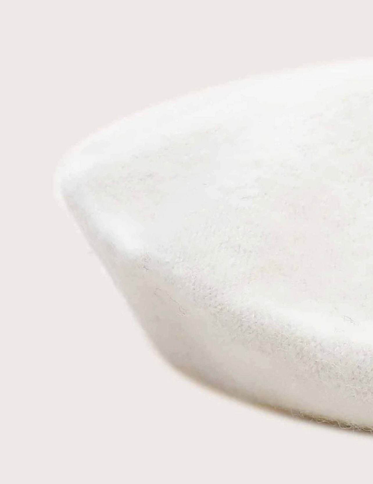 Béret blanc pour fille