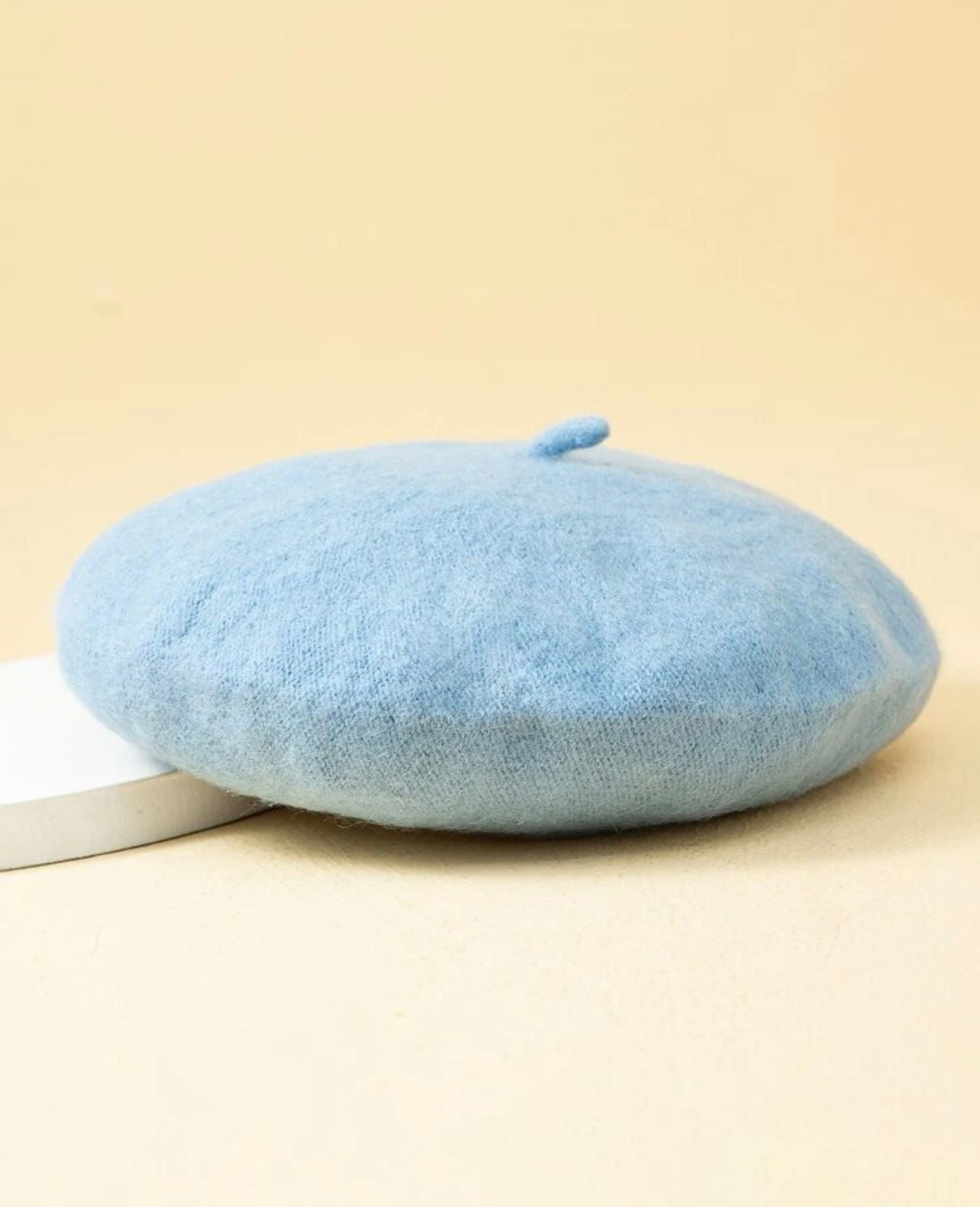 Béret bleu fille