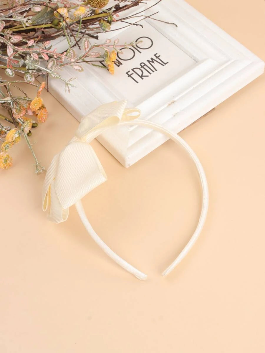 Girl Bow Decor Headband