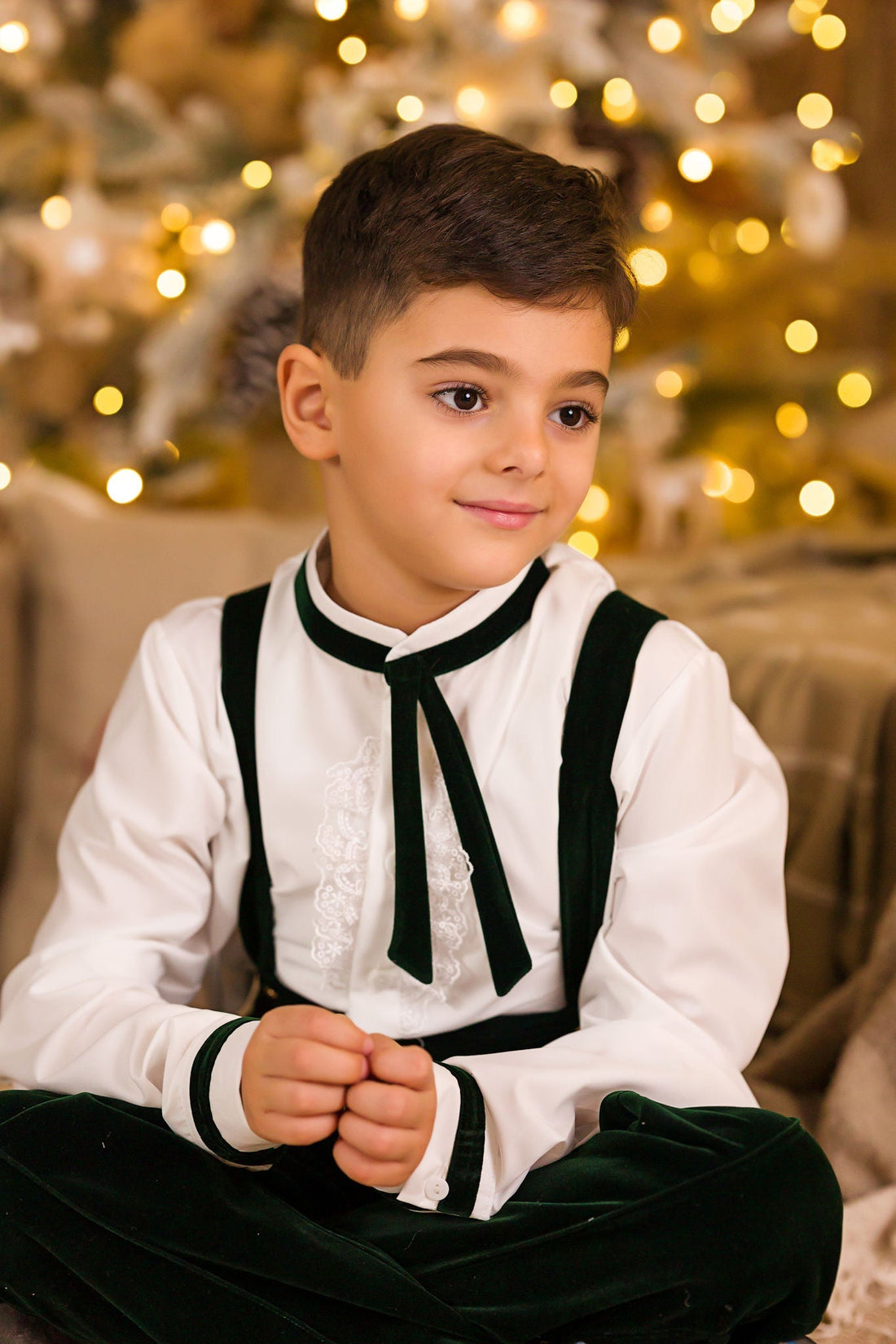 green velvet trousers