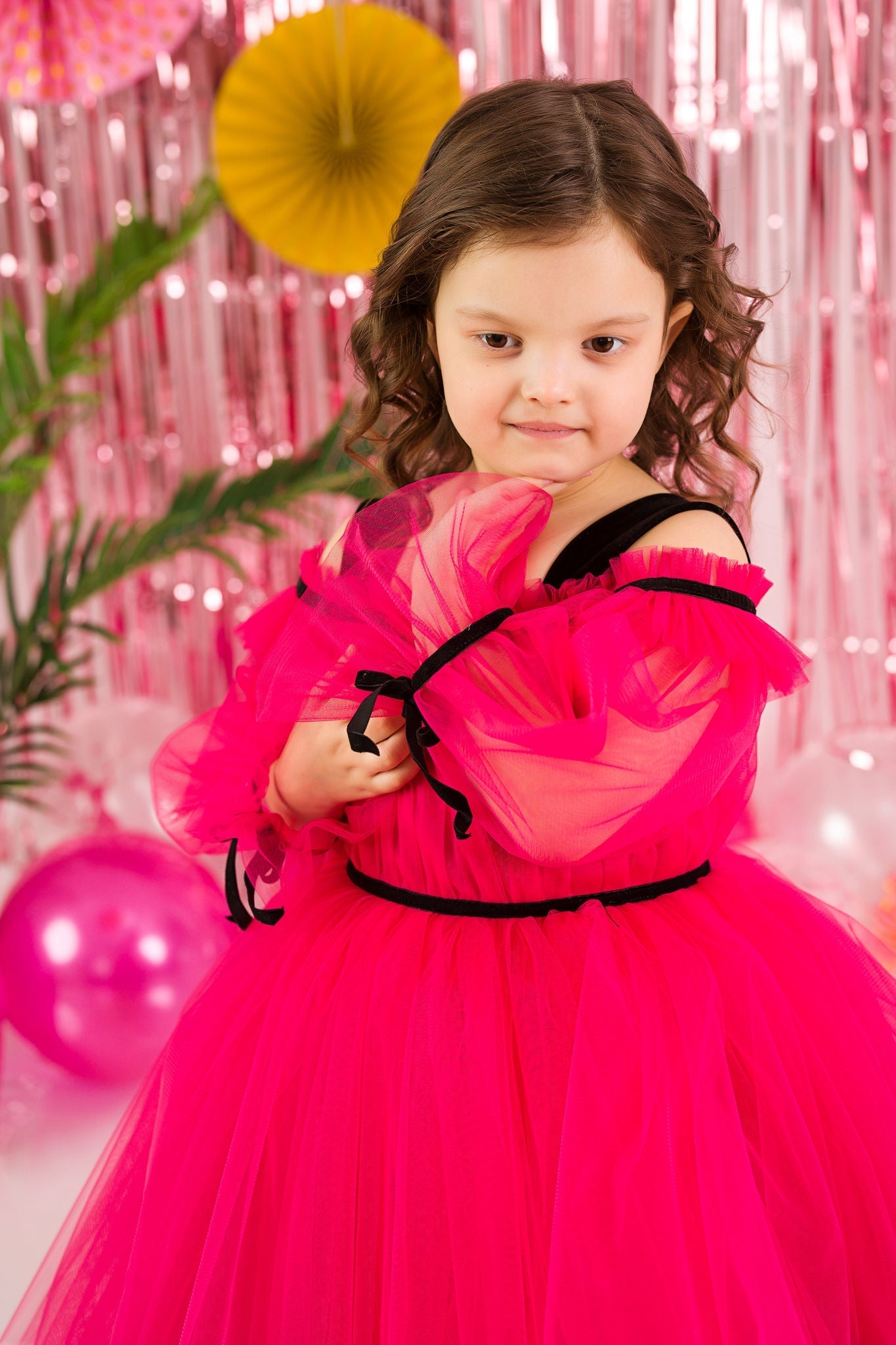 Fuchsia Tulle Dress