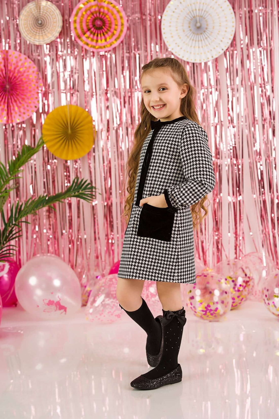 black and white girl dress