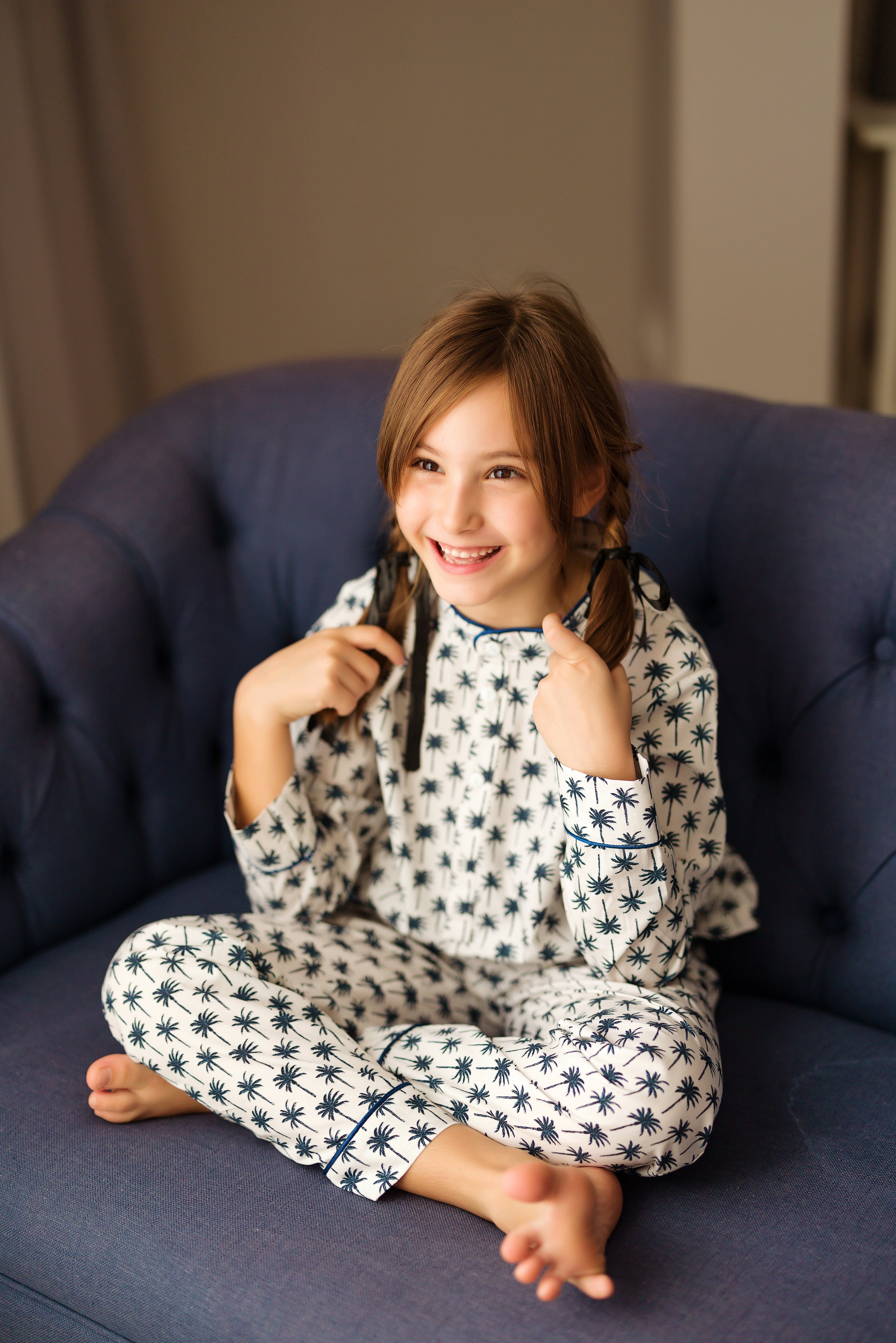 Palm Tree Print Pajamas