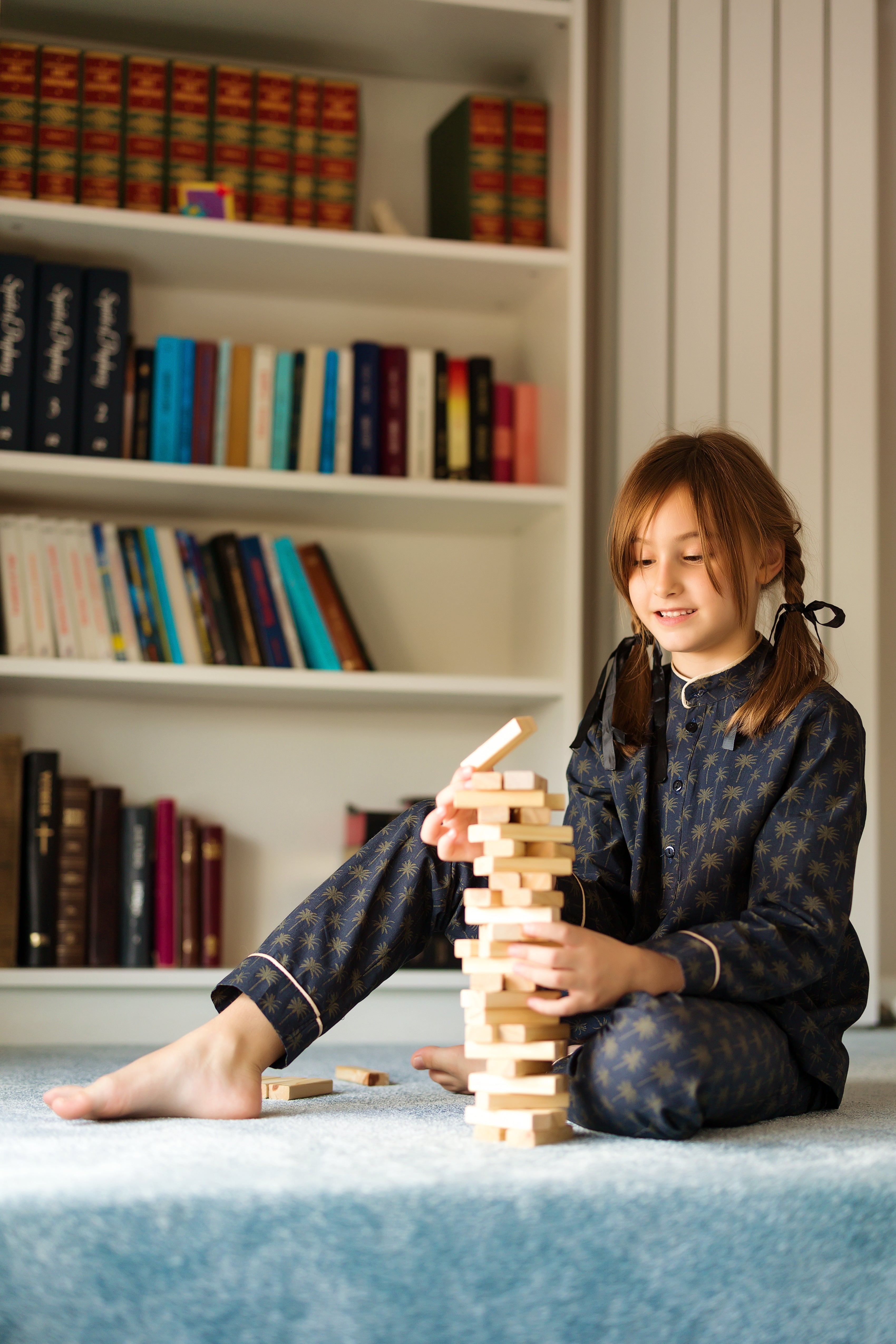 Print Navy Pajamas