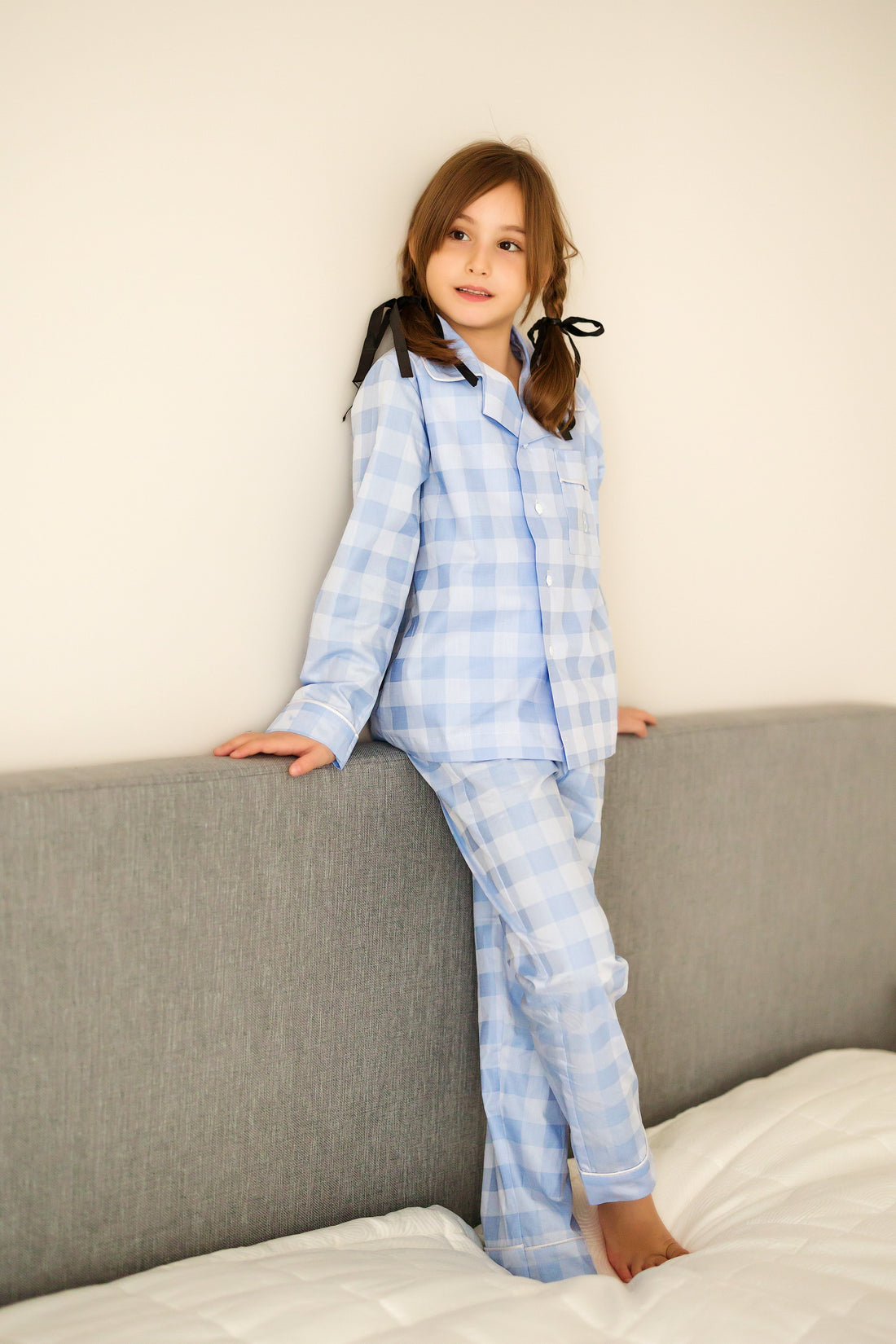 Blue Check Pajamas