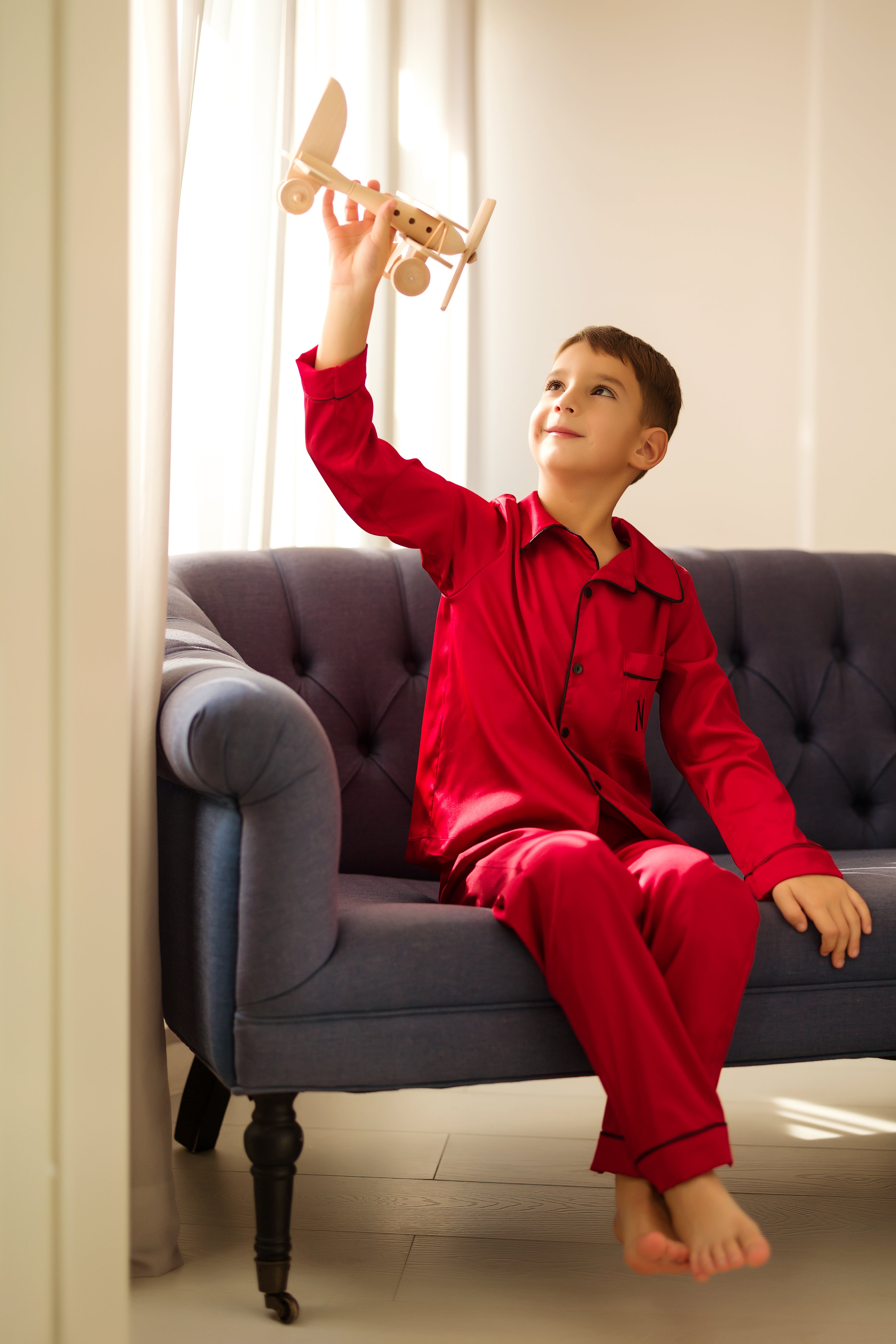 Red Silk Pajamas