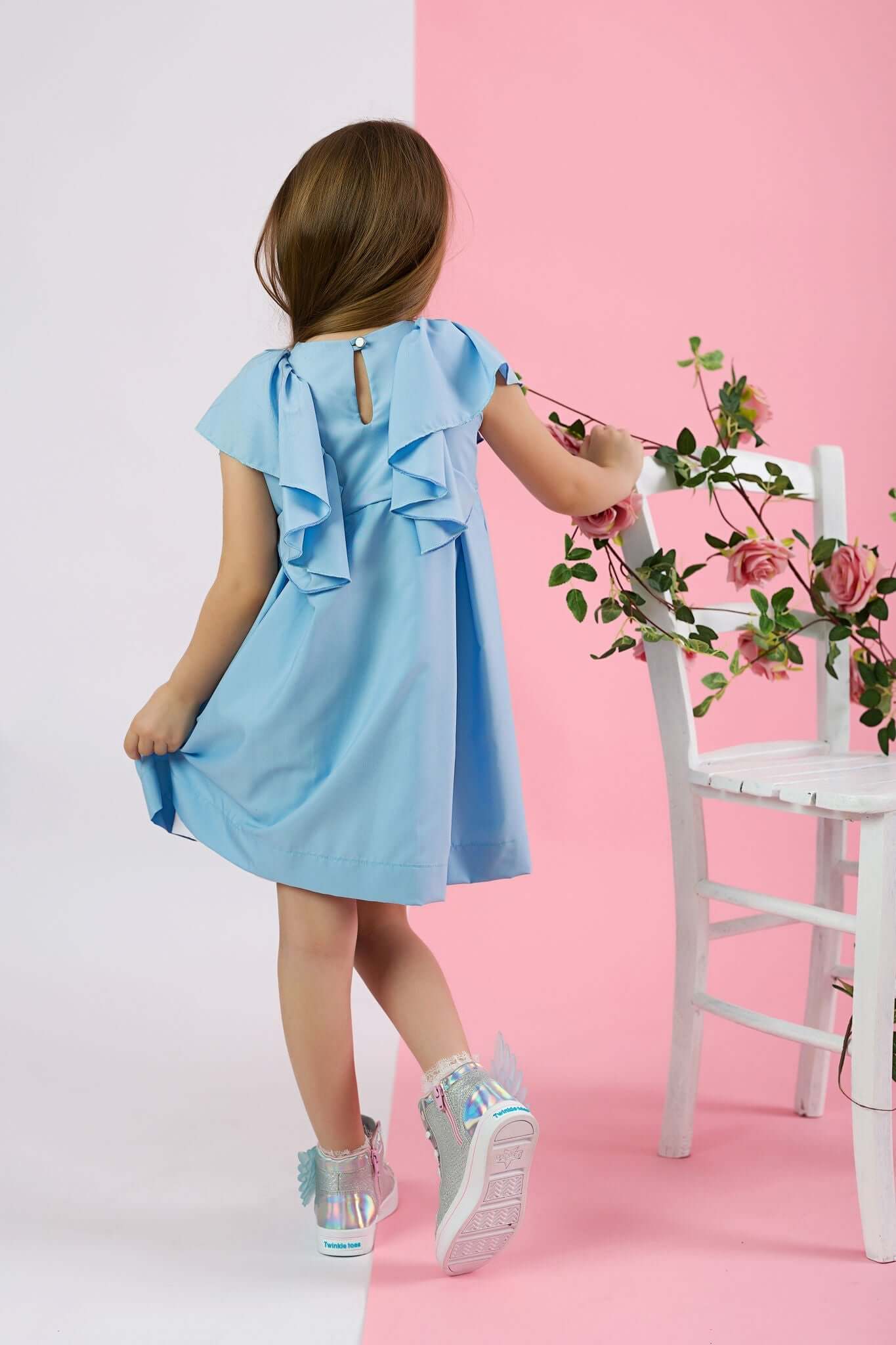 blue dress girls