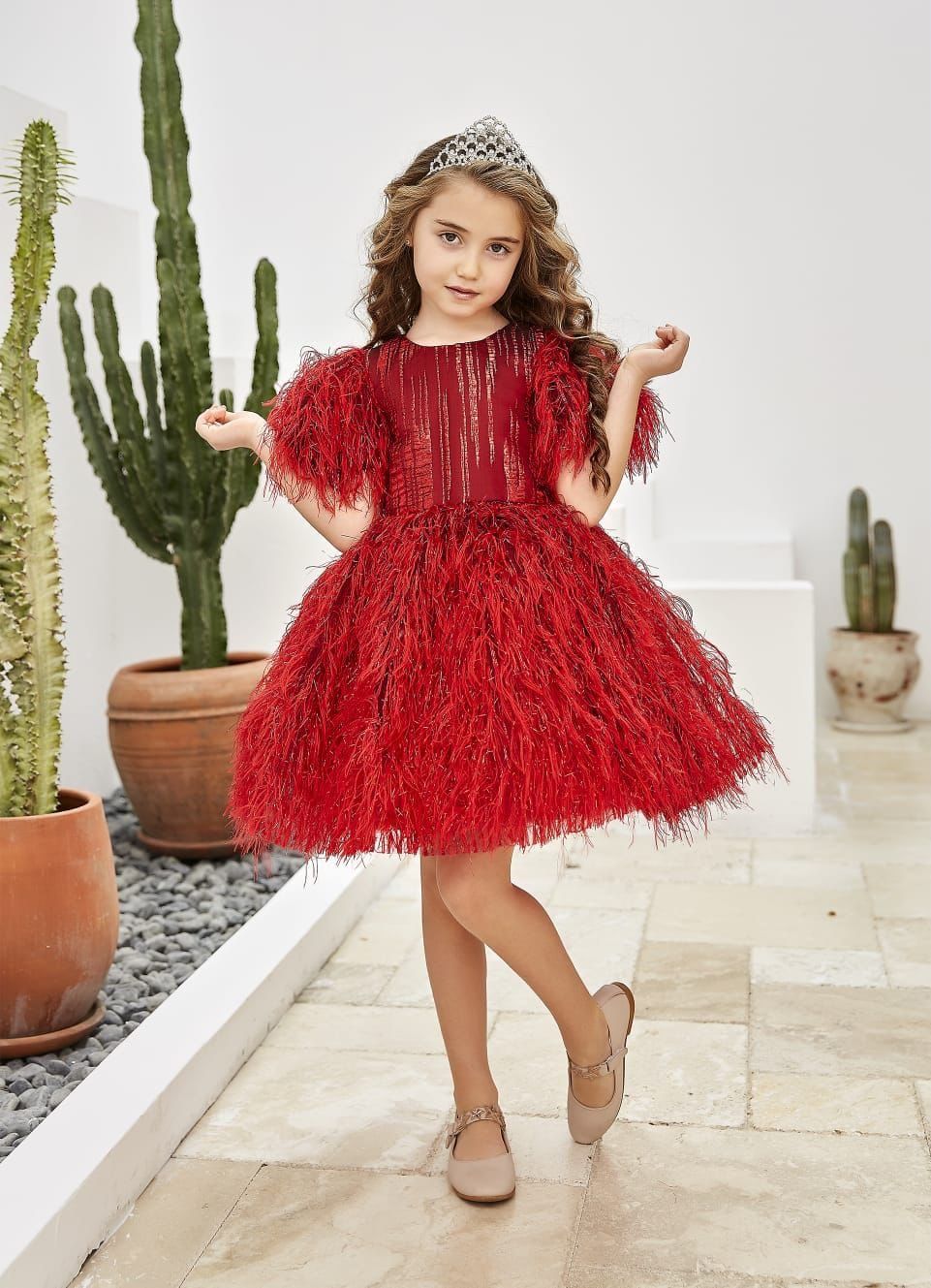 Red Formal Gown for Girls