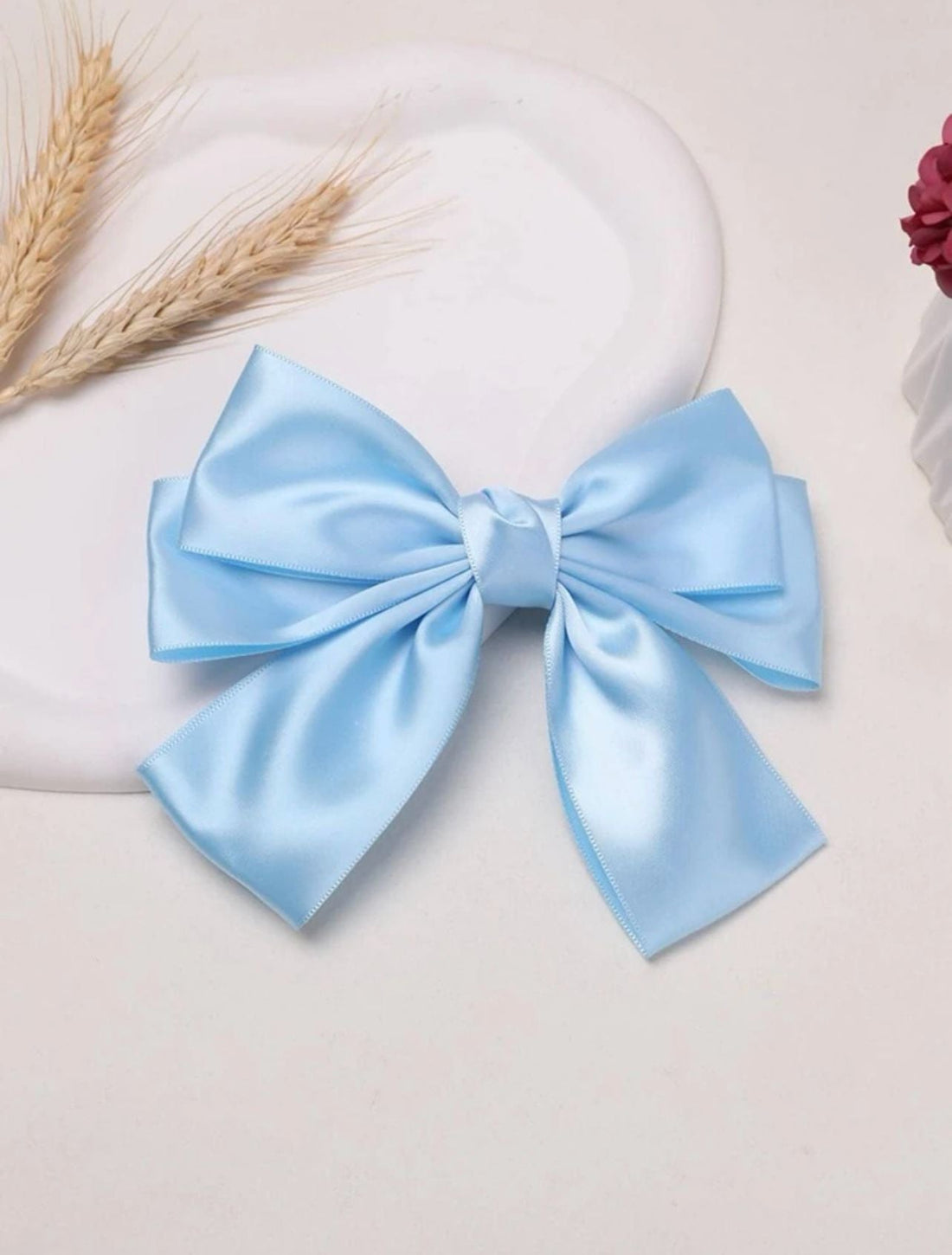 Blue Bow Hair Decor Clips