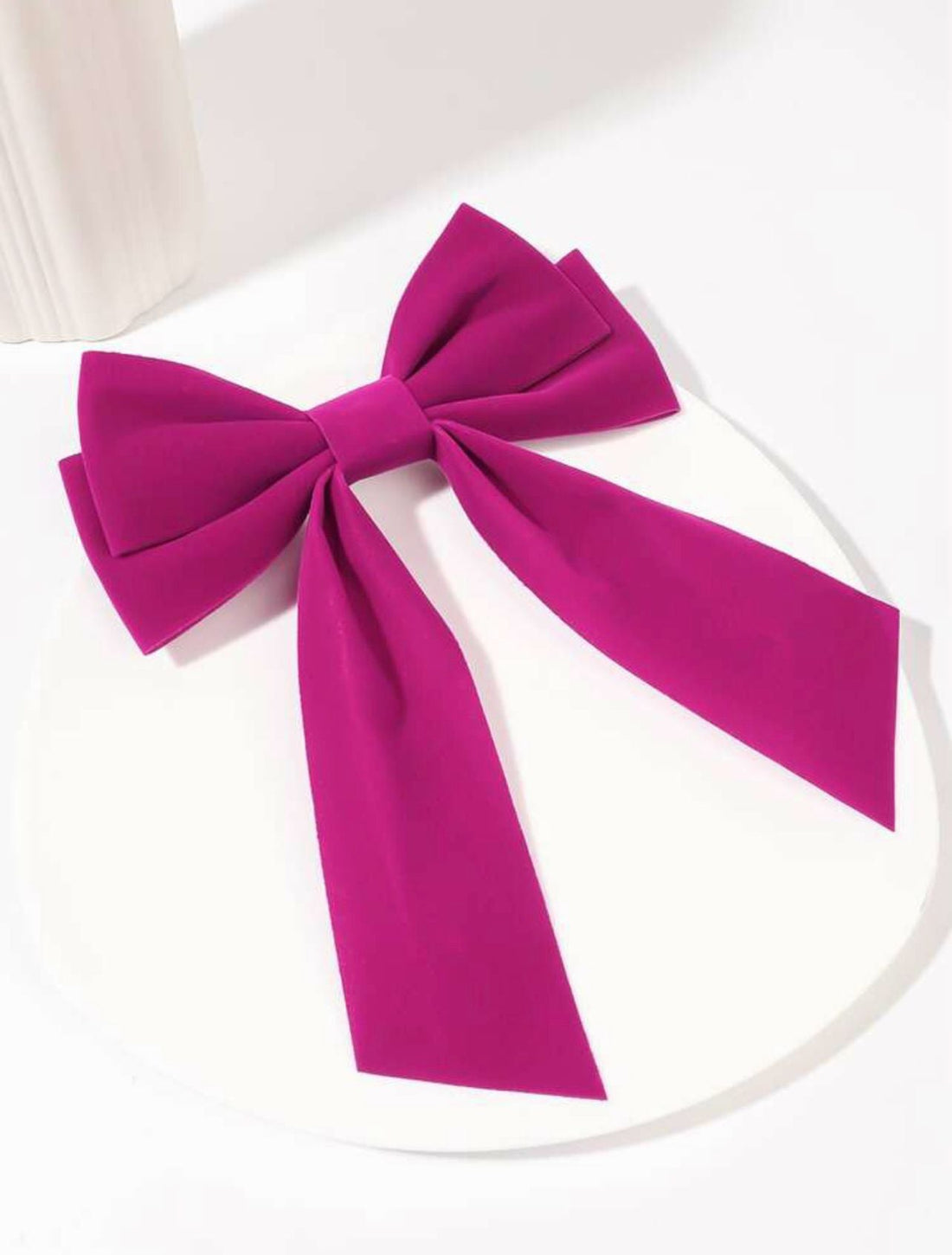 Velvet Bow Decor Hair