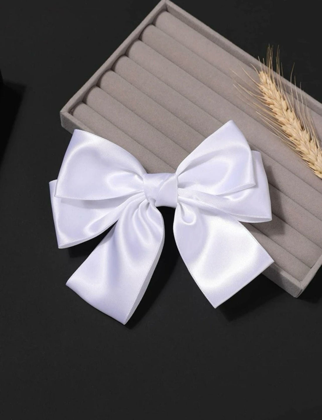 White Hair Bow Decor