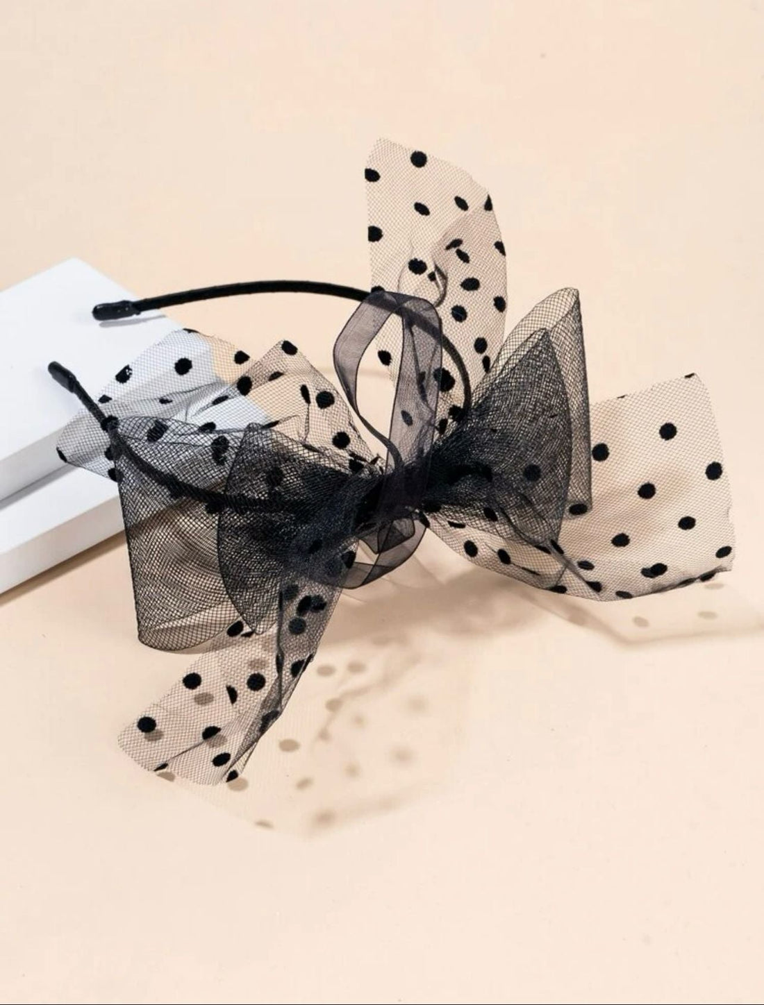 Mesh Bow Knot Decor Headband