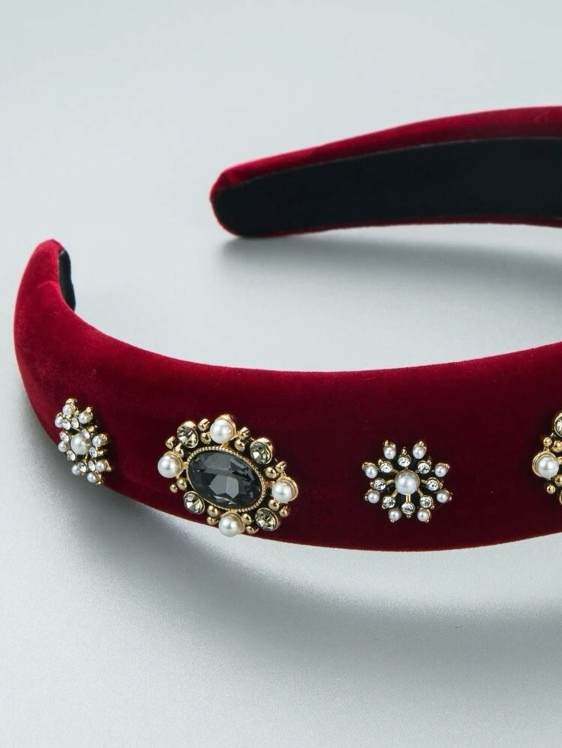 Faux Pearl Decor Headband