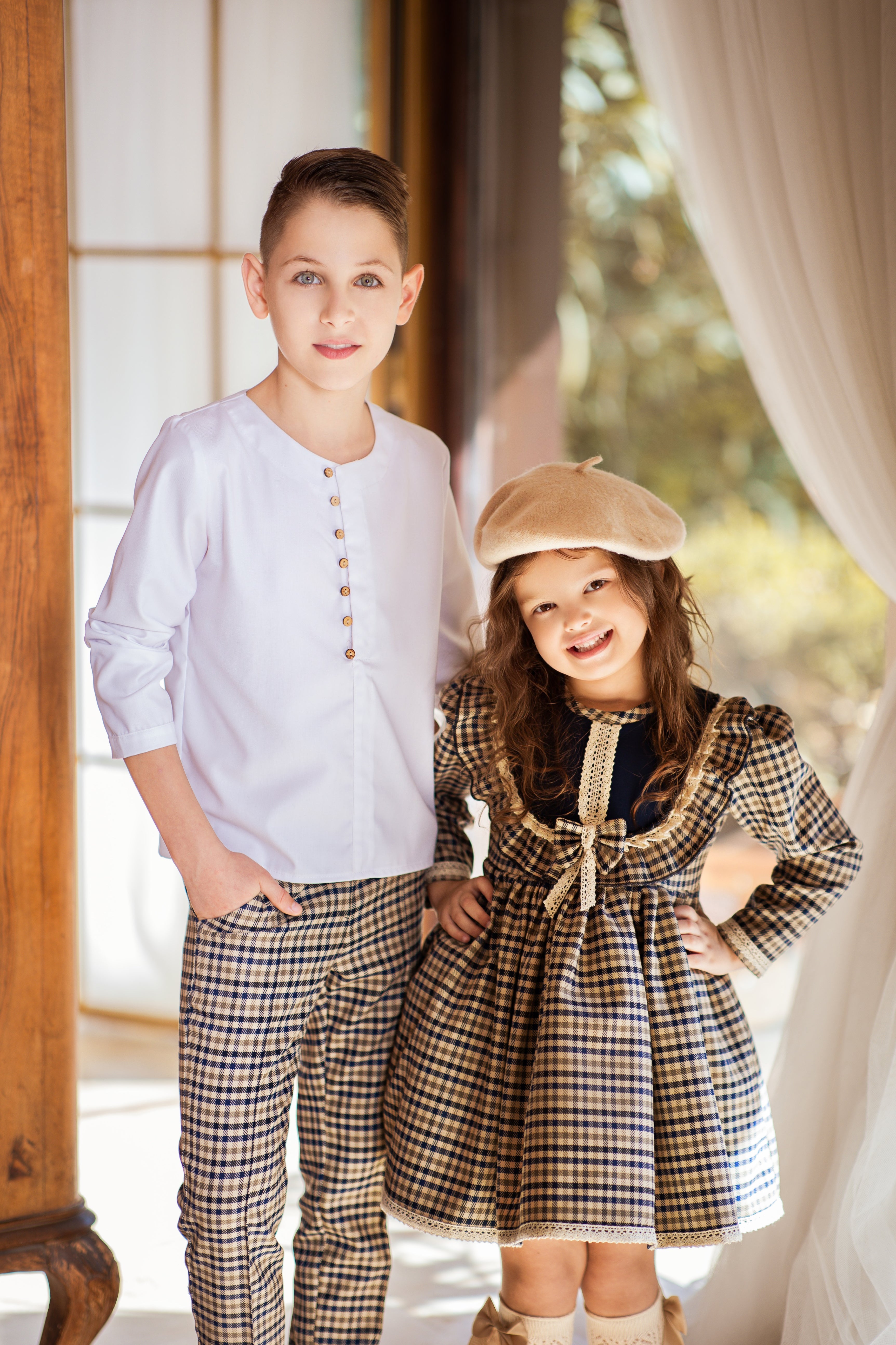 Boys White Poplin Shirt