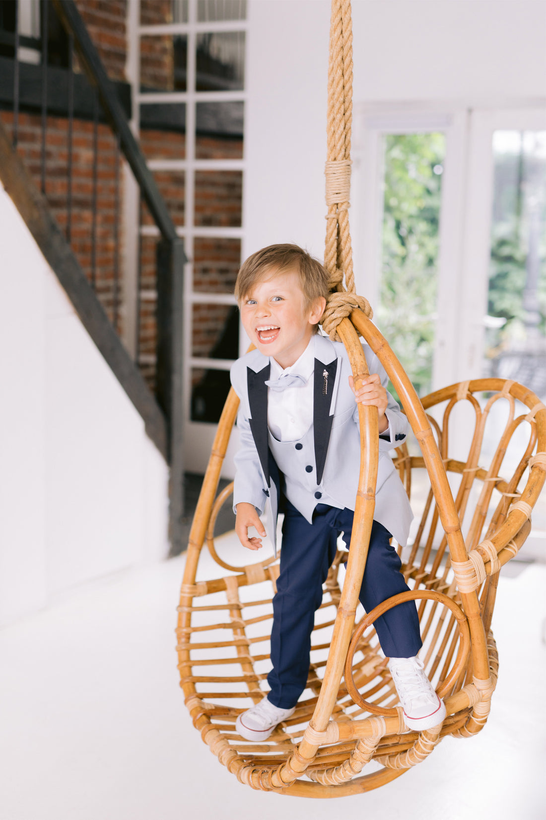 Boys Blue 5 Piece Suit