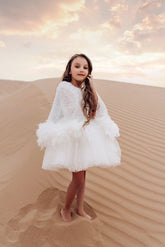 Elegant White Dress for Girls 