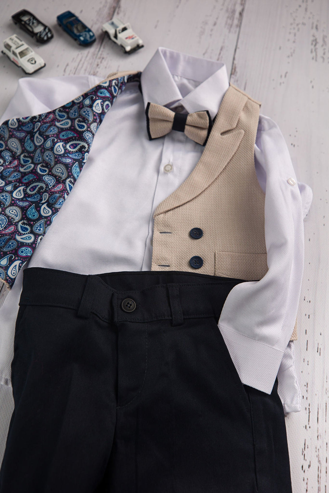 Waistcoat, Shirt & Trousers