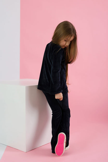 Tracksuit with Flared Trousers