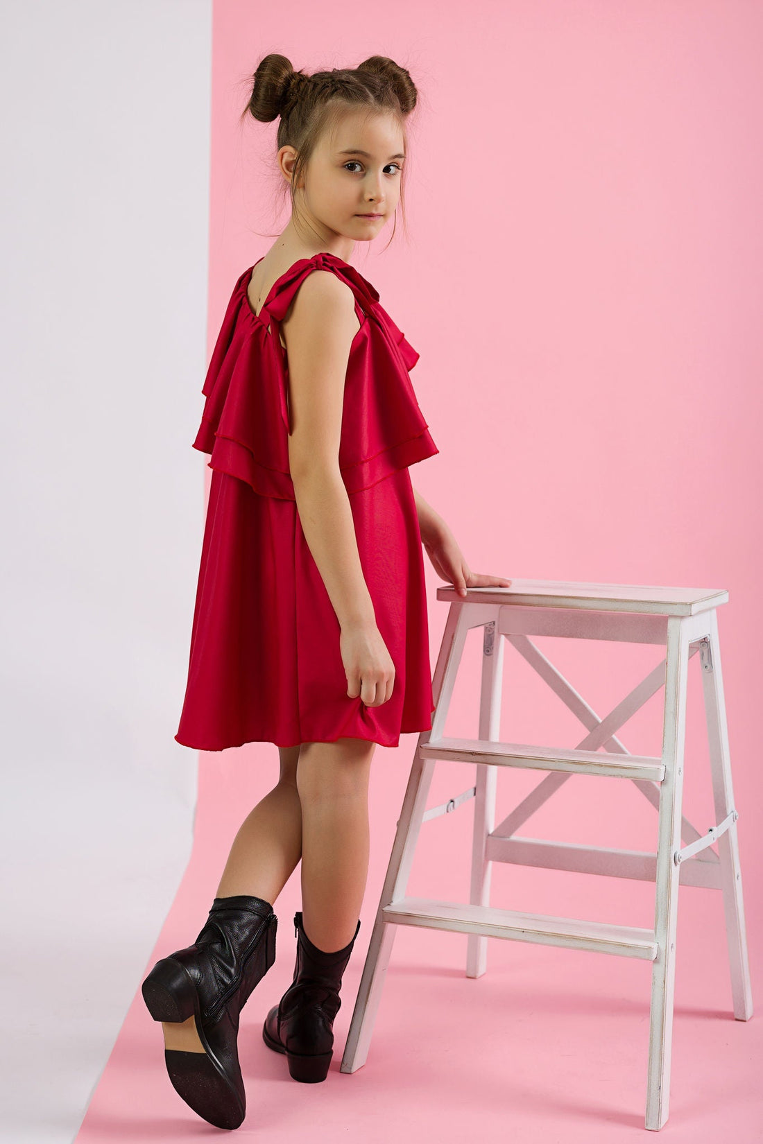 Cotton & Silk Poplin Dress