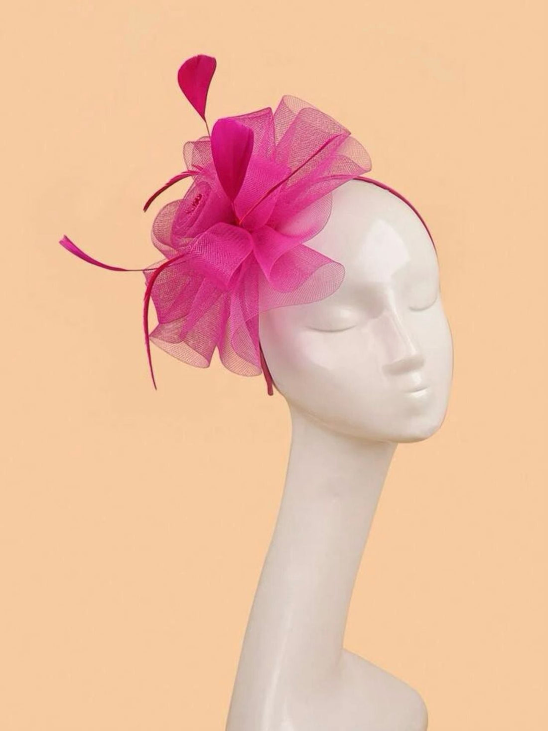 Feather &amp; Flower Decor Headband