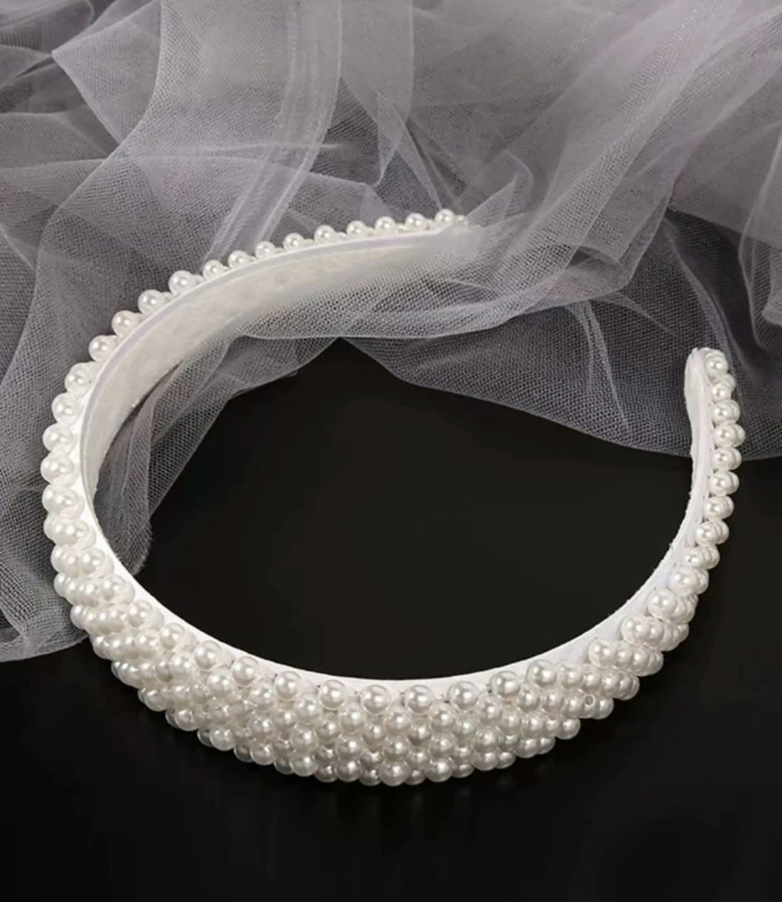 Faux Pearl Headband