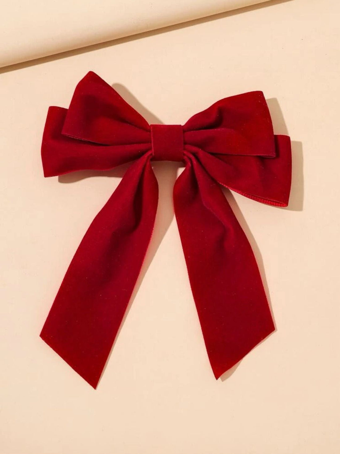 Velvet Bow Decor Hair