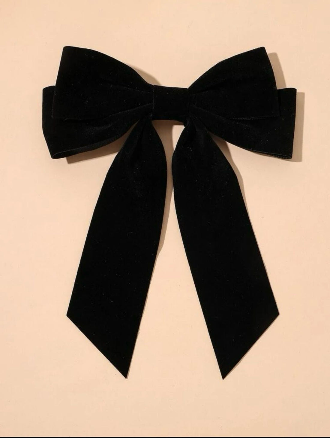 Velvet Bow Decor Hair