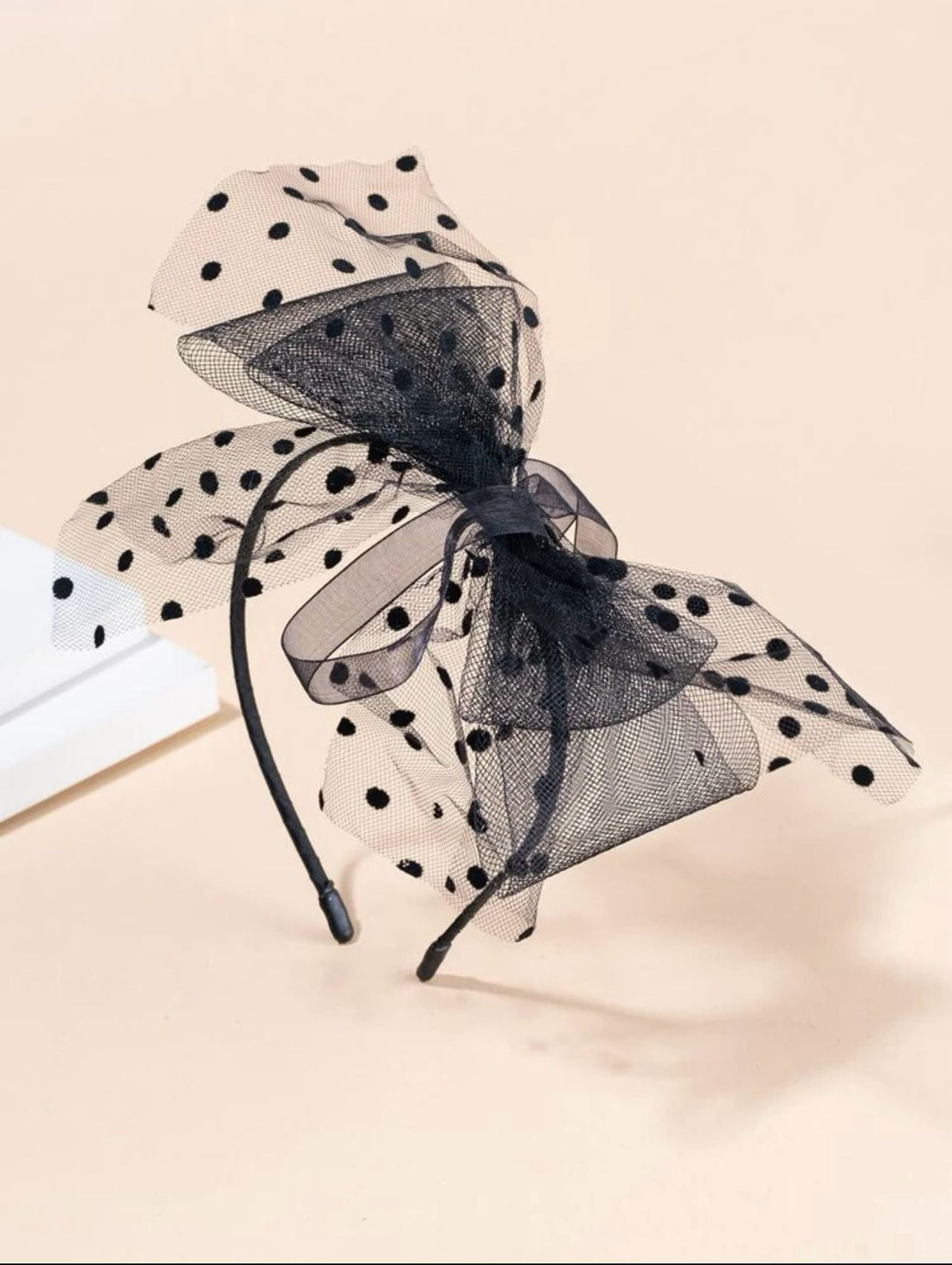 Mesh Bow Knot Decor Headband