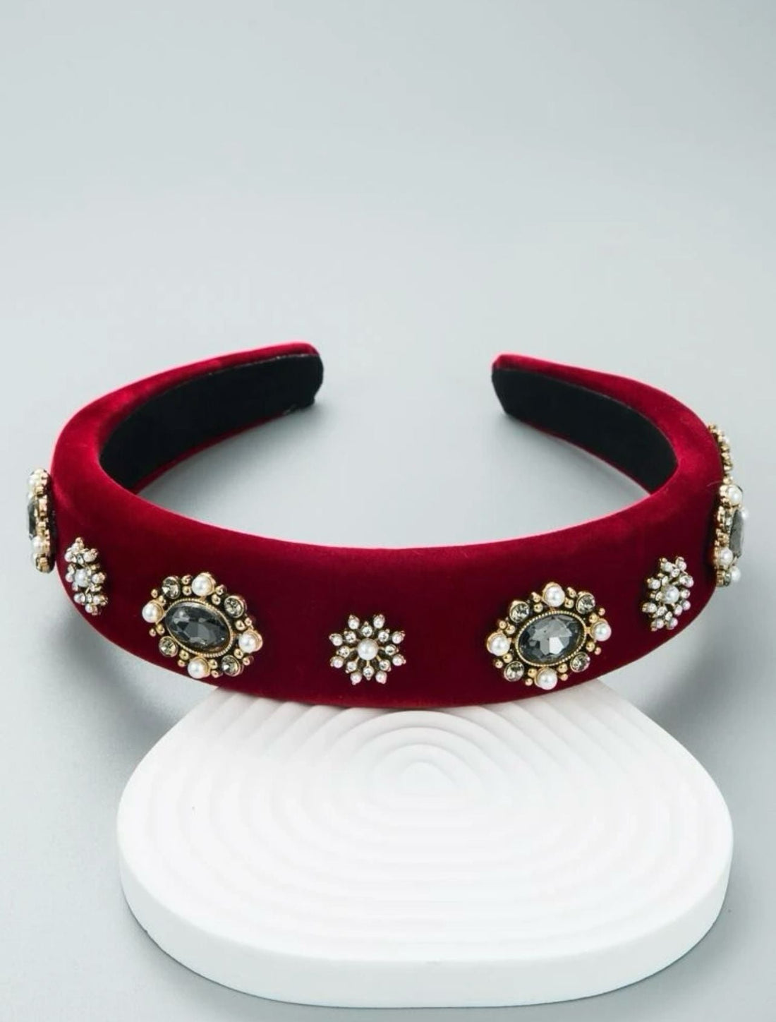 Faux Pearl Decor Headband